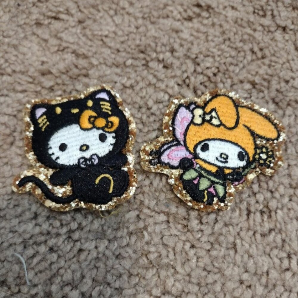 Stoney Clover Lane Hello Kitty + Friends Halloween patch lot: HK + My Melody